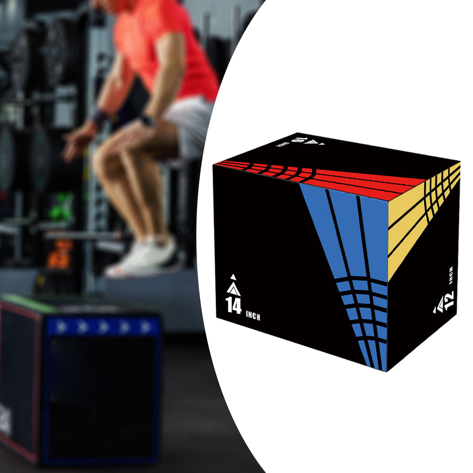 3-in-1Jump Box Plyometric Box  - đánh giá và giá Sports Equipment Website
