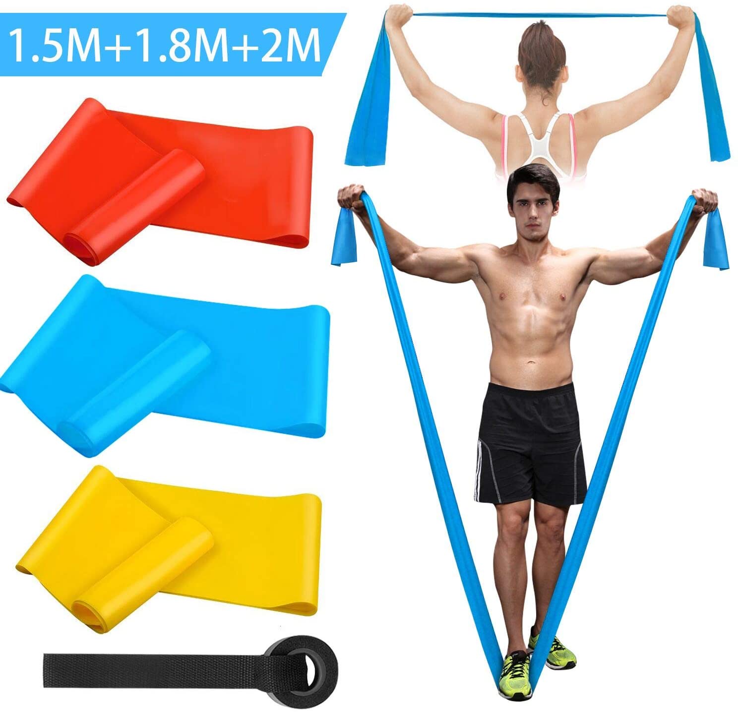 Elastic Fitness Bands 3Pcs Res - đánh giá và giá Sports Equipment Pictures