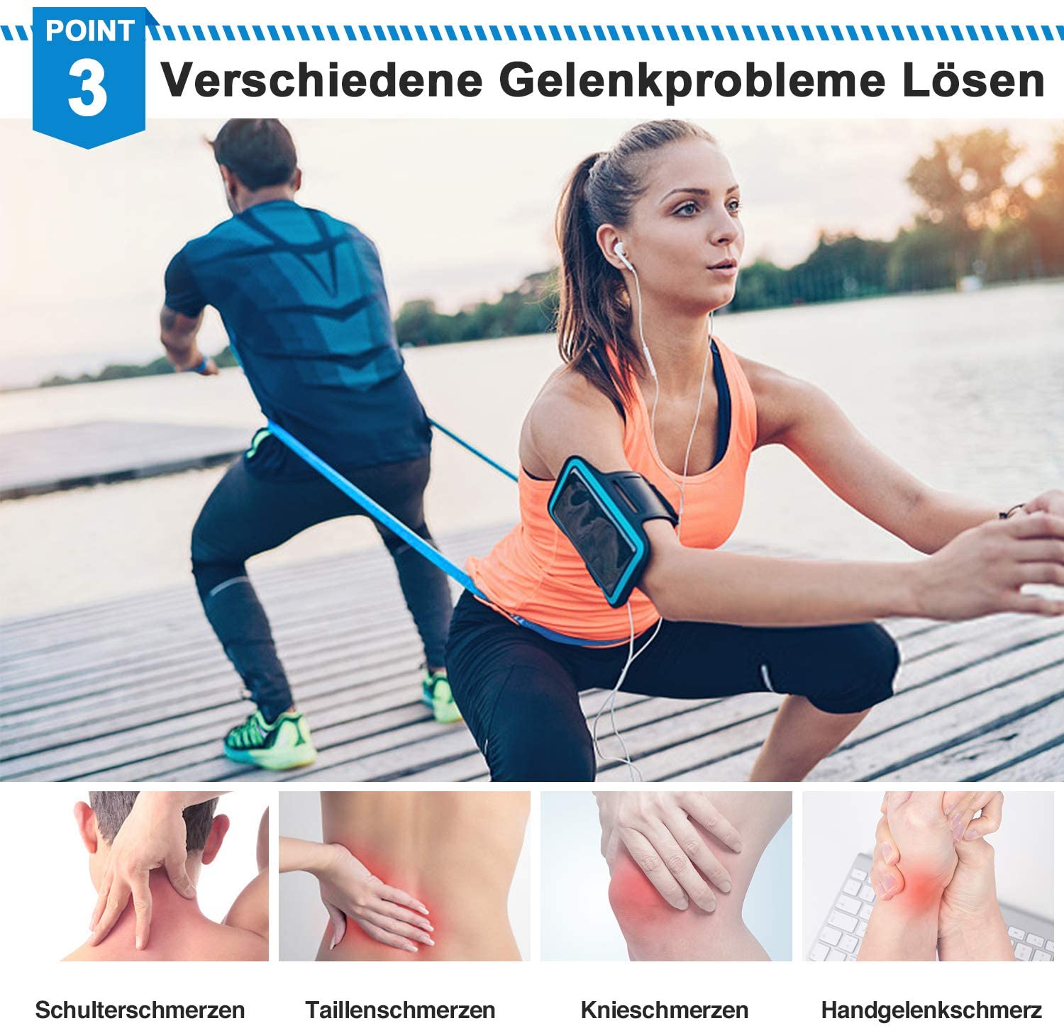 Elastic Fitness Bands 3Pcs Res - đánh giá và giá Sports Equipment Pictures