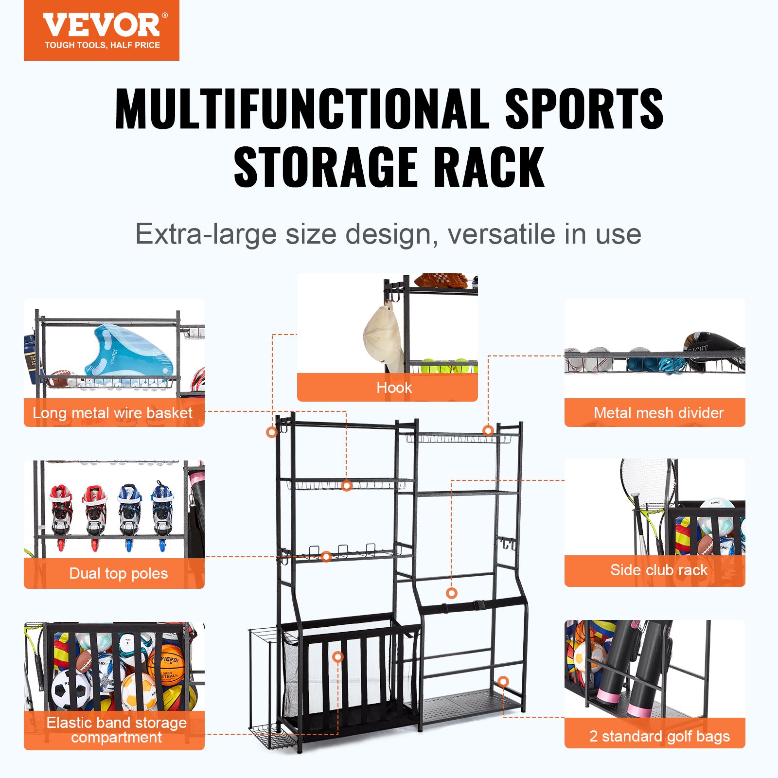Golf Storage Garage Organizer, - đánh giá và giá Sports Equipment Golf