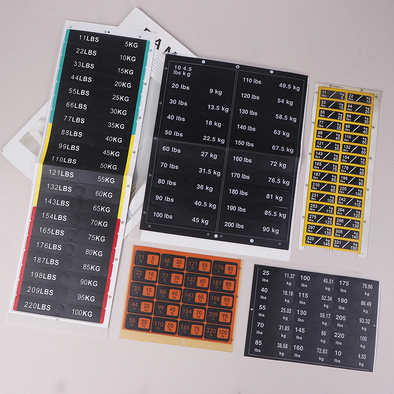 Weight Stack Labels 4.5kg To 1 - đánh giá và giá Sports Equipment Website
