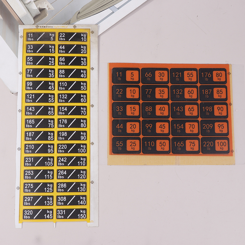 Weight Stack Labels 4.5kg To 1 - đánh giá và giá Sports Equipment Website
