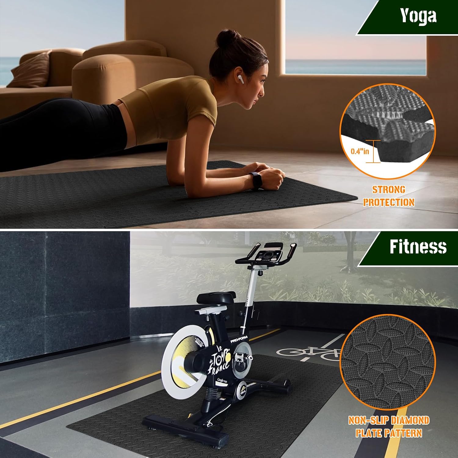60cm EVA Foam Gym Floor Mats 8 - đánh giá và giá Sports Equipment Website